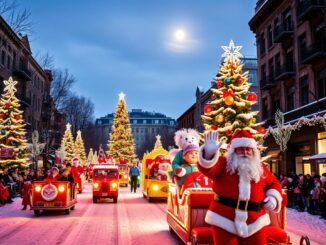 santa claus parade route